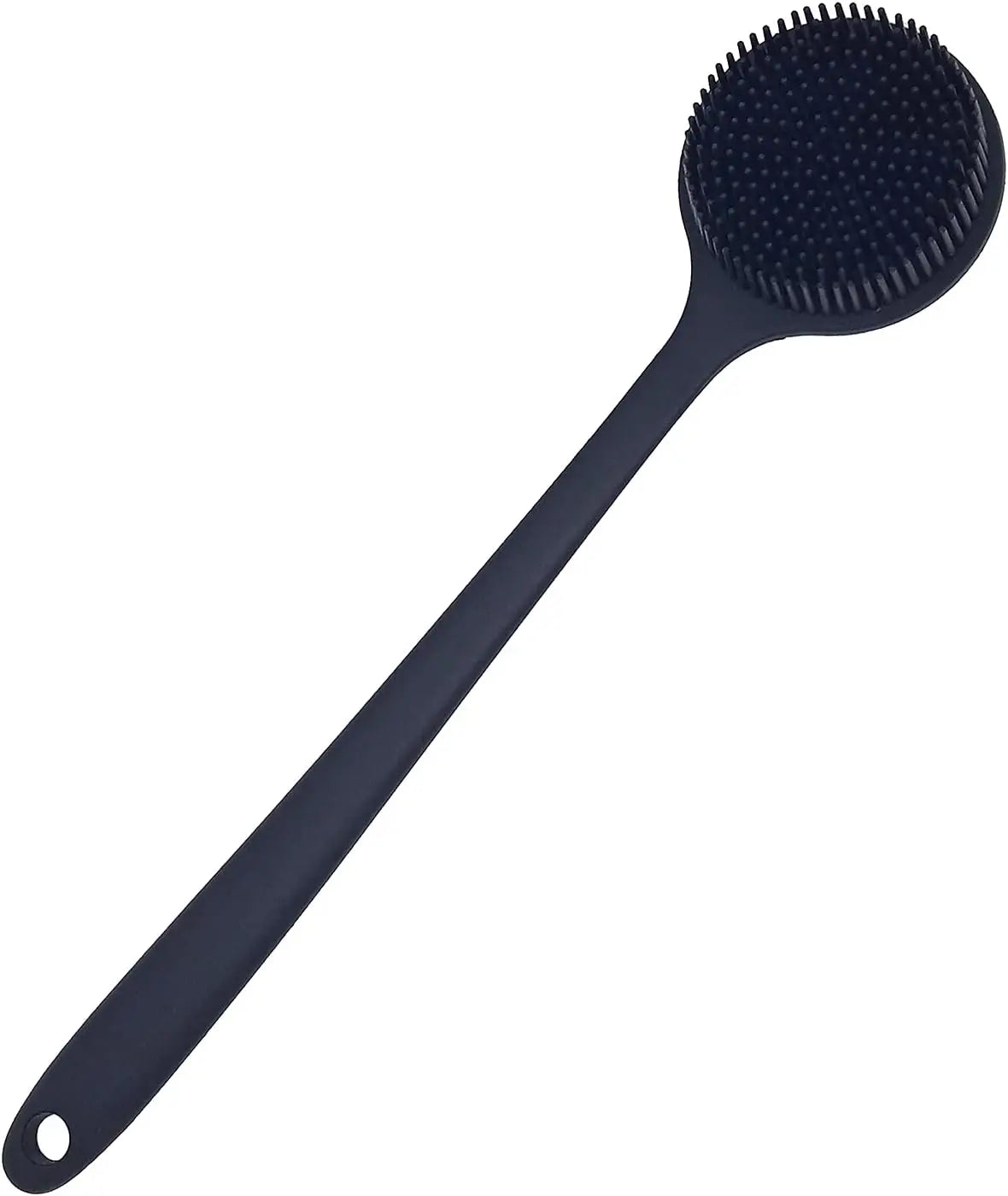 Back Scrubber for Shower Soft Silicone Bath Body Brush with Long Handle