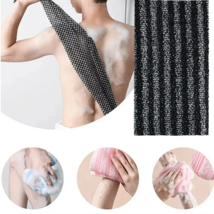 Japanese Rubbing Washcloth Bath Nylon Towel Brush for Back Towels Exfoliating Scrub Shower Sponge Body Bathroom Accessories